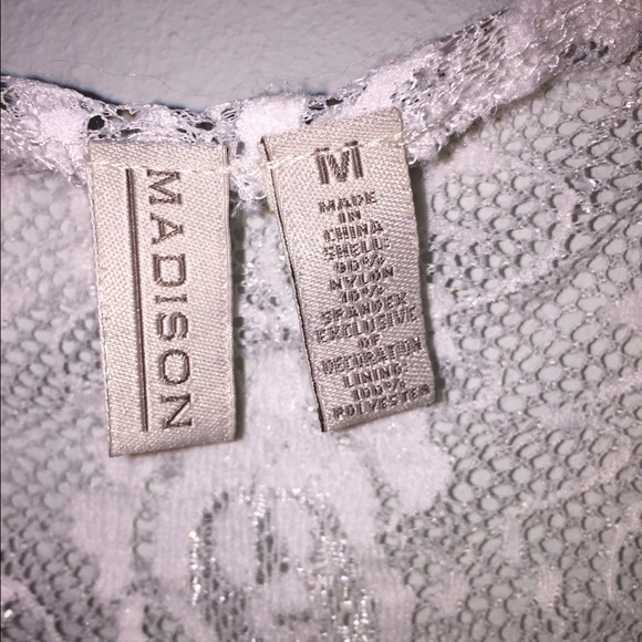 Lace white long sleeve shirt - Picture 3 of 3