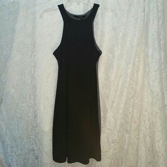Black and gray Forever 21 dress