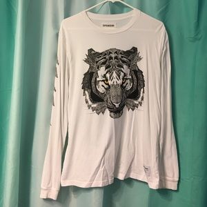 Unisex long sleeve w/ Tiger face
