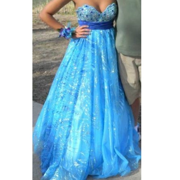 Jovani sparkly prom dress