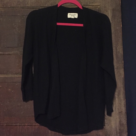 Black sweater jacket