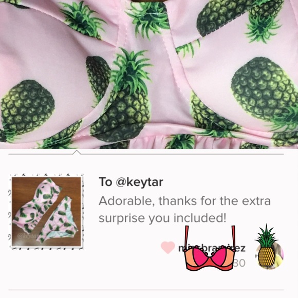 ๐Pineapple Express. Bandeau Bikini๐๐HP!๐ - Picture 4 of 4