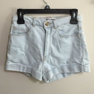 High wasted American Apparel shorts