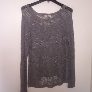 grey lightweight sweater