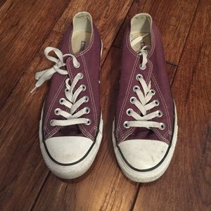 Eggplant colored converse all star