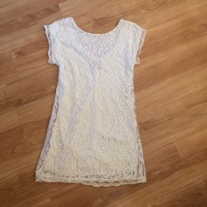 Cute white lace dress from Nordstrom