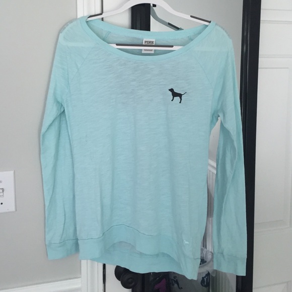 turquoise long sleeve from pink