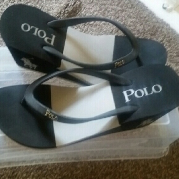 Polo wedge sandals