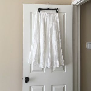 White Peasant skirt