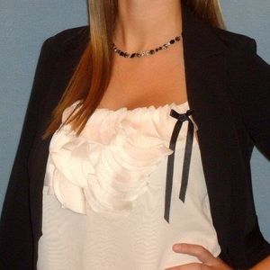 Pretty Pink Ruffled Bow Tank Top