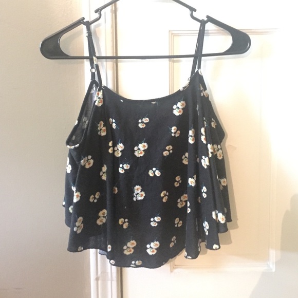 floral, flowy croptop