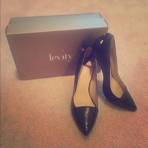 Levity Black Heels