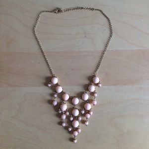 BRAND NEW Peach and gold necklace