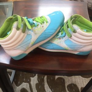 Multi color Reebok classic shoes