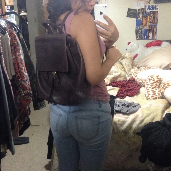 ⚡️SOLD⚡️💥COACH leather brown backpack - Picture 4 of 4