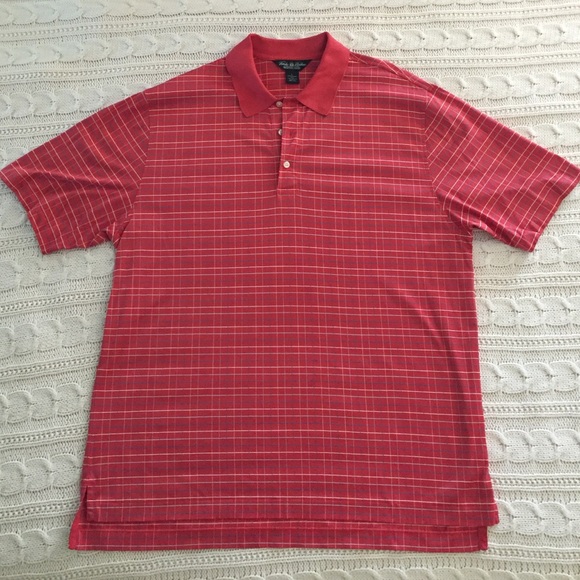 Red, Blue and White Checkered Brooks Brothers Polo - Picture 1 of 2
