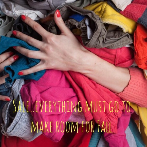 Sale .. All summer must go to make room for fall
