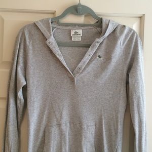 Hooded Lacoste Pullover
