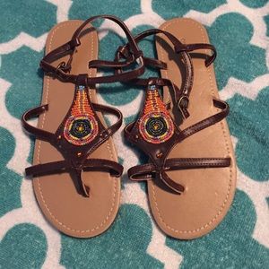 Beaded Sandals
