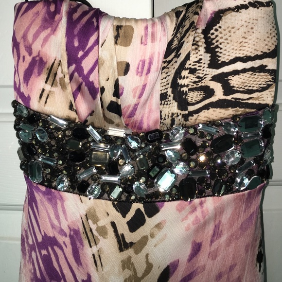 Multicolored formal maxi dress - Picture 2 of 3