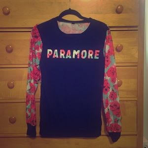 Paramore floral crew neck shirt