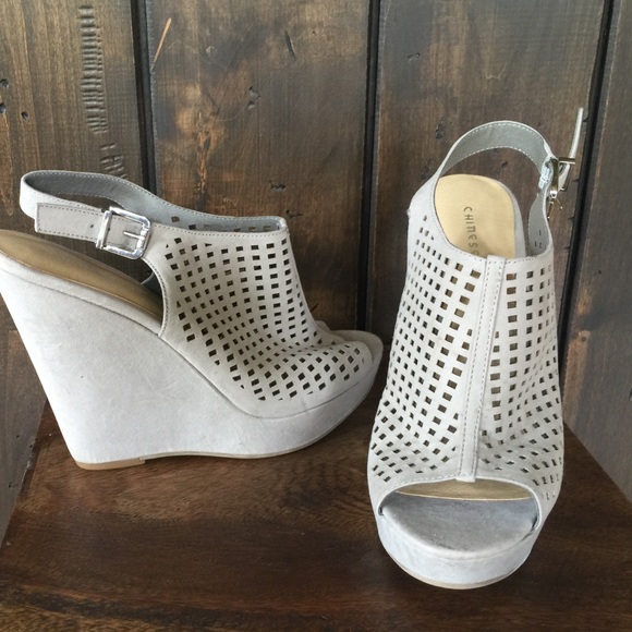 NEVER WORN!  Chinese Laundry Meet Up Wedges