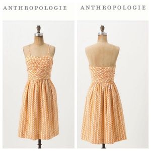 Anthropologie Silk Antumbra Dress Size 4
