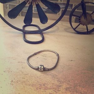 Pandora sterling silver charm bracelet