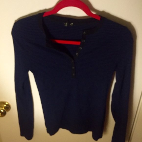 Striped, button up long sleeve