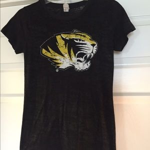 Univ of MO Tigers Fitted T-Shirt