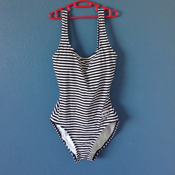 Tommy Hilfiger Low Back One Piece Swimsuit