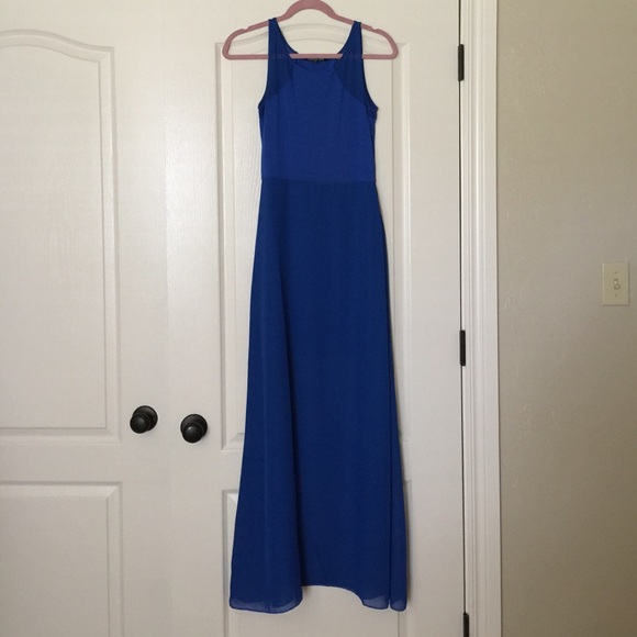 Gianni Bini Blue Maxi with short slip underneath
