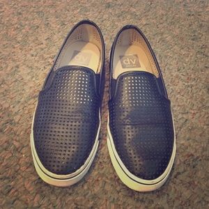 Dolce Vita Black Slip-On Sneakers