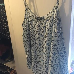Flowy Bird Print Camisol