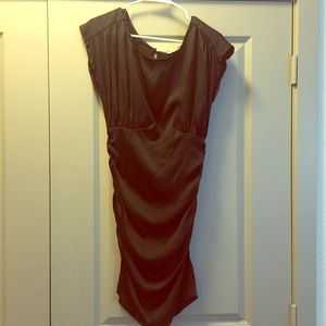 LuLu's Black Slouchy Keyhole Dress