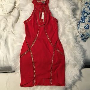 Tight Red Mini Dress