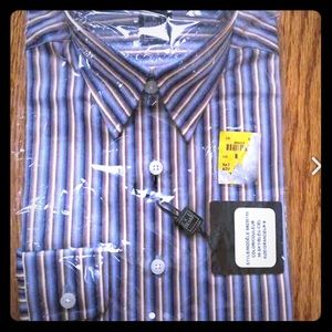 NWT in Plastic, Ike Behar Boys Dress Shirt, Size 8