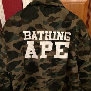 Bathing Ape Bape Coach Jacket