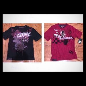 Two NWT Boys Tony Hawk Shirts, Size 7