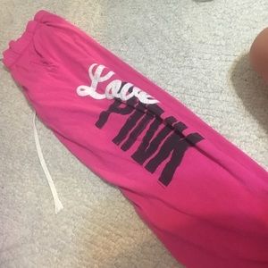 VS Pink Boyfriend Sweats