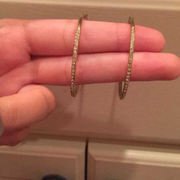 Cute studded hoops