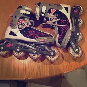 Pink & Black Rolex Rollerblades✨