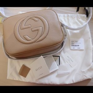 Gucci Soho Disco Bag - Beige Leather