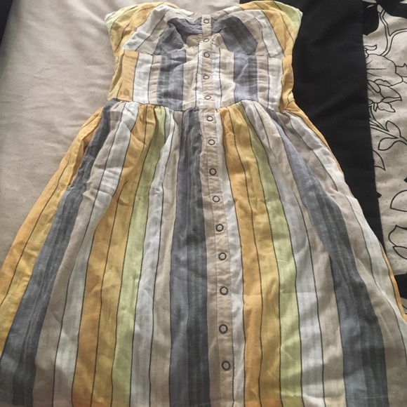 Sleeveless dress, multicolored, worn twice