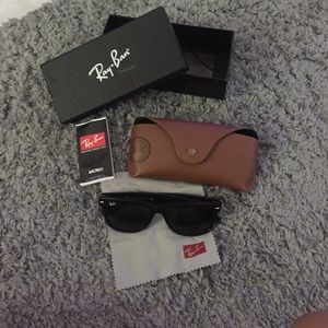 Ray-ban's basically brand new..only worn once.