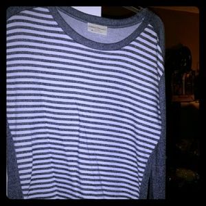 Gray and white sweater.....