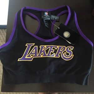 BRAND NEW! Never been worn! Lakers Sports Bra