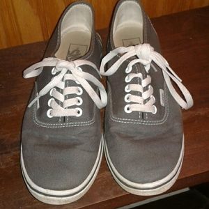 Grey VANS size 9.5 (womens)