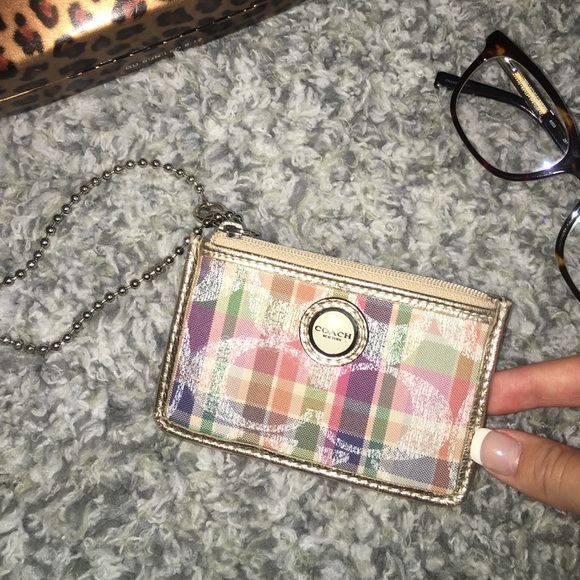 Coach keychain/card holder