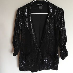 VINTAGE SEQUINED BLAZER